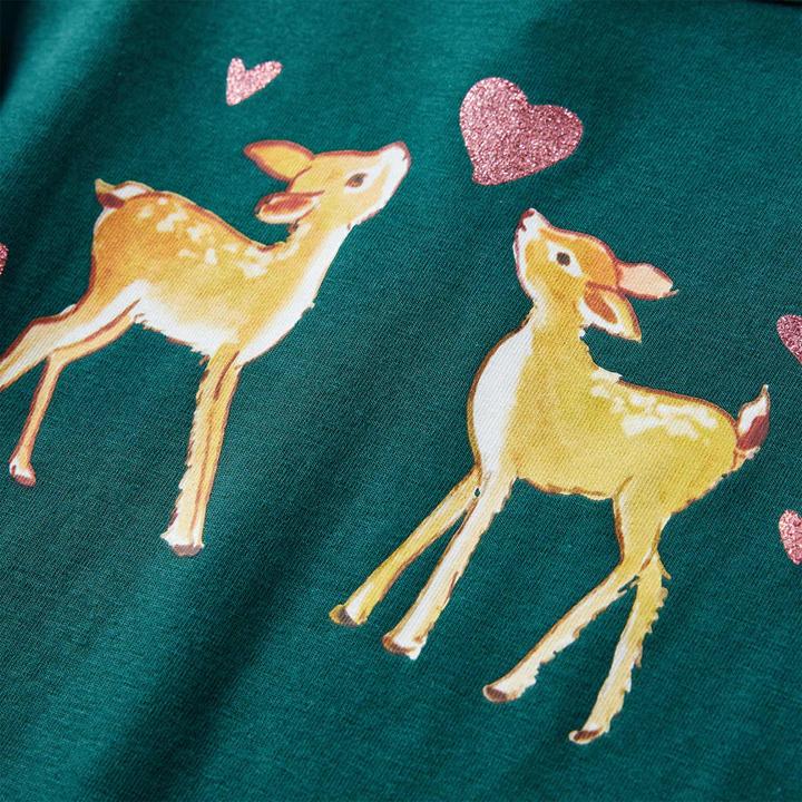 Immagine prodotto VidaXL Camicia da bambino a maniche lunghe verde scuro 116,Materiale: 95 (116)