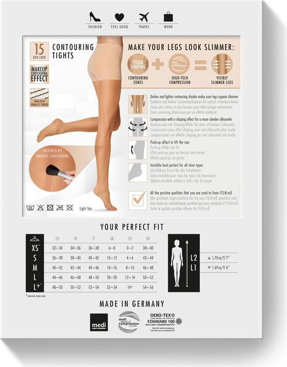 Produktbild ITEM m6 Contouring Tights (15 DEN, S)