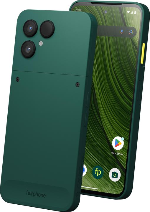 Fairphone (Gen. 6) (256 GB, Forest Green, 6.31", Doppia SIM, 50 Mpx, 5G)