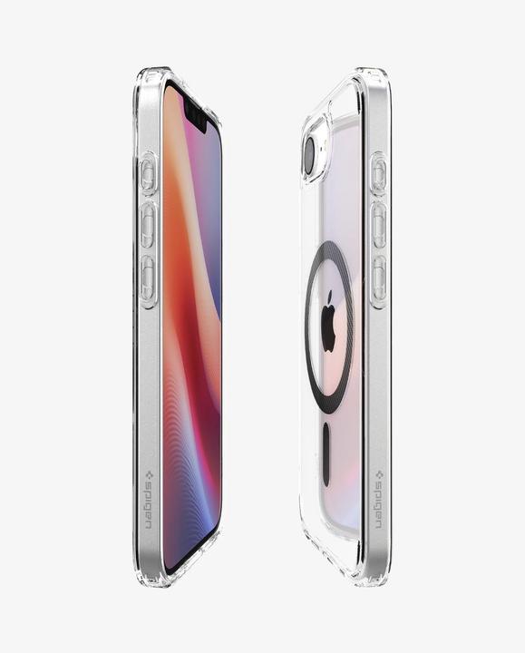 Actual product image Spigen Ultra Hybrid MagFit Kunststoff Back Cover Durchsichtig/Schwarz Apple iPhone 16e (Apple iPhone 16e)
