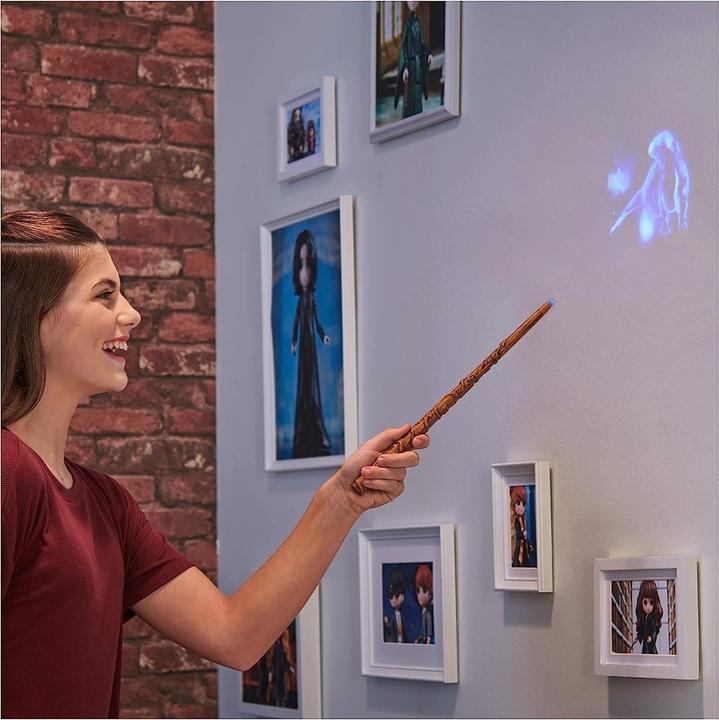Actual product image Spin Master Wizarding World Harry Potter - Hermione Granger glow wand with Patronus projection, approx.