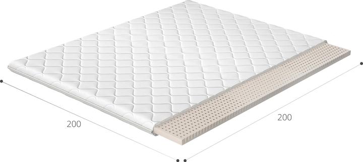 Actual product image ELTAP Topper latex (200 x 200 cm)