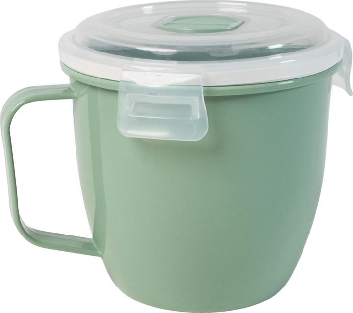 Produktbild Hobby Mikrowellen-Tasse mit Henkel Mikrowellen-Becher Lunchbecher Suppen-Mug (620 ml, 1 x)