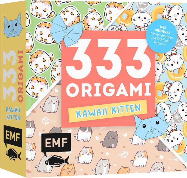 Immagine prodotto 333 Origami – Kawaii Kitten – Niedliche Papiere falten für Katzen-Fans (Tedesco, 2024)
