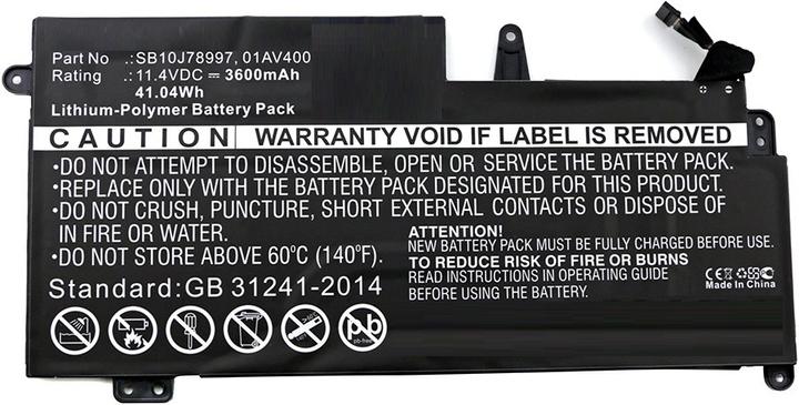 Produktbild CoreParts MBXLE-BA0143 Notebook-Ersatzteil Akku (1 Zellen, 3600 mAh)