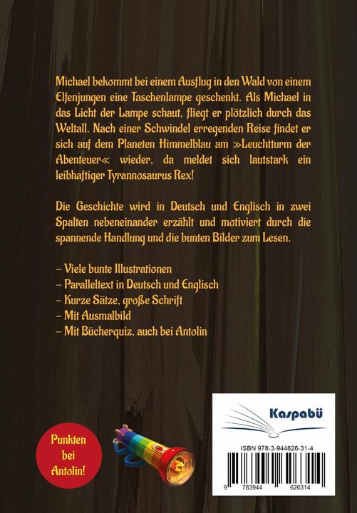Produktbild Leuchtturm der Abenteuer: Dinosaurier-Jagd - The Magical Dinosaur Hunt (Deutsch, Englisch, Karim Pieritz, 2024)