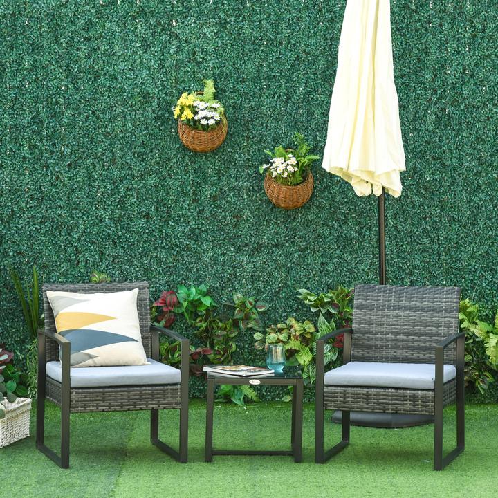 Produktbild Outsunny Polyrattan Sitzgruppe als 5-tlg. Set