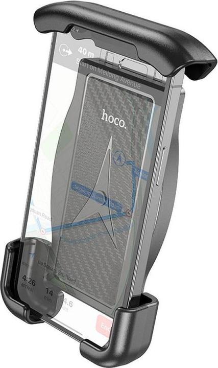 Productafbeelding Hoco - Motorcycle Holder (CA119) - Strong Grip, for Phones 4.5 - 7", for Rearview Mirror - Black