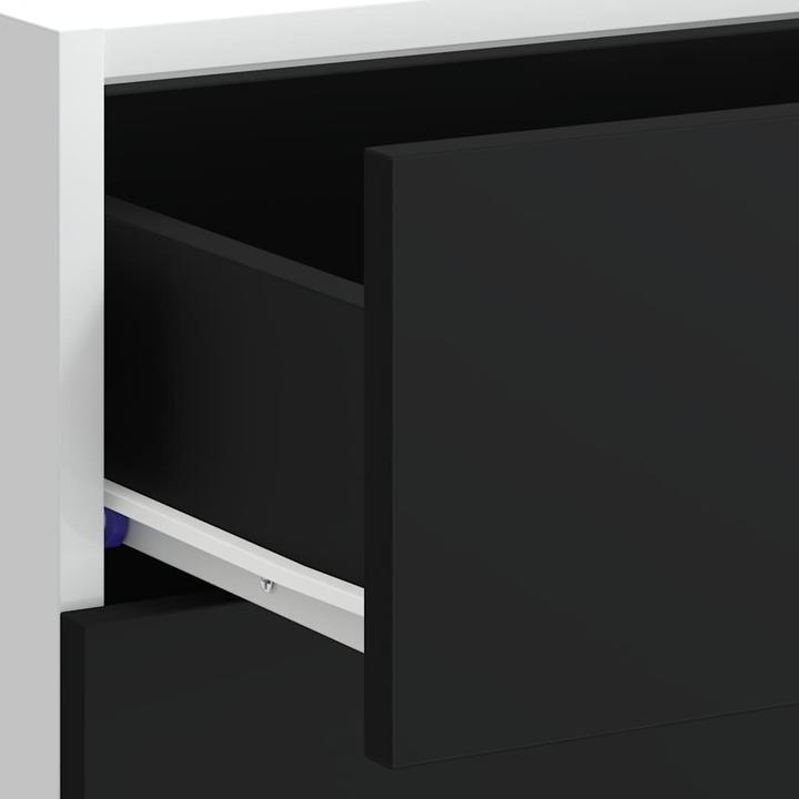 Actual product image VidaXL Unterschrank Schwarz 40x46x81,5 cm Holzwerkstoff Küchenschrank (40 x 46 x 81.5 cm)