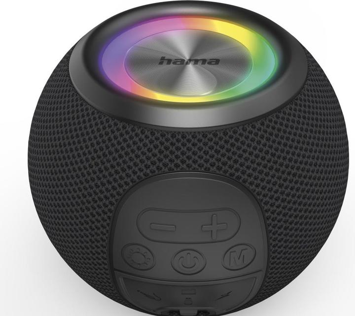 Actual product image Hama Ball Shape Speaker (10 h, Rechargeable battery operated)