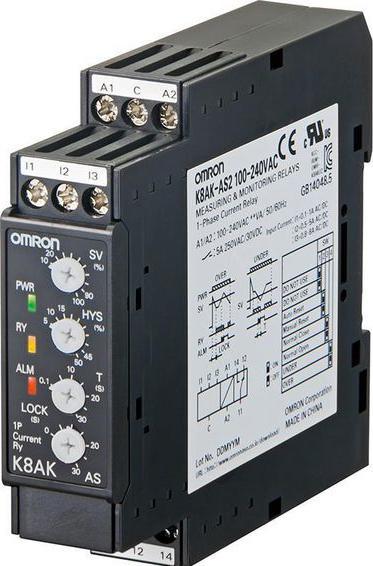 Immagine prodotto Omron Industrial Automation Monitoring relay 22.5mm 0.1 to 8A SPDT