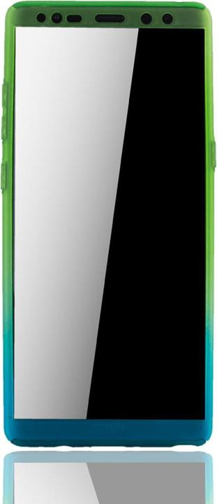 Produktbild König Design Hülle Handy Schutz für Samsung Galaxy Note 8 Full Case Cover Displayschutz Blau (Samsung Galaxy Note 8)
