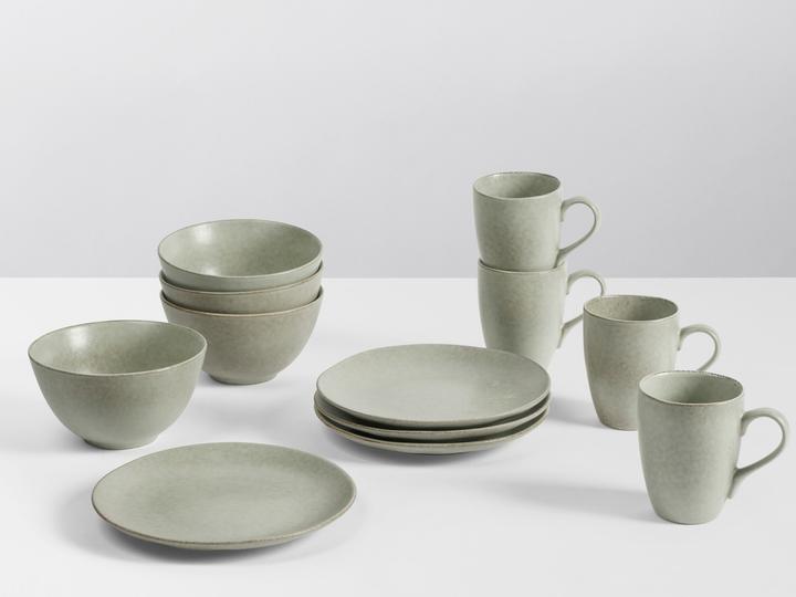 Immagine prodotto Broste Copenhagen Set da colazione NORDIC MARSH per quattro persone 12 pezzi (4 Pezzo/i)