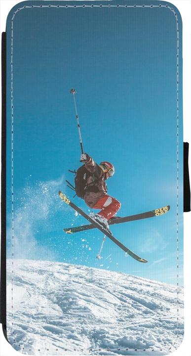 Actual product image PhoneLook Coque Wallet noir Winter 22 Ski Jump (Apple iPhone 7)