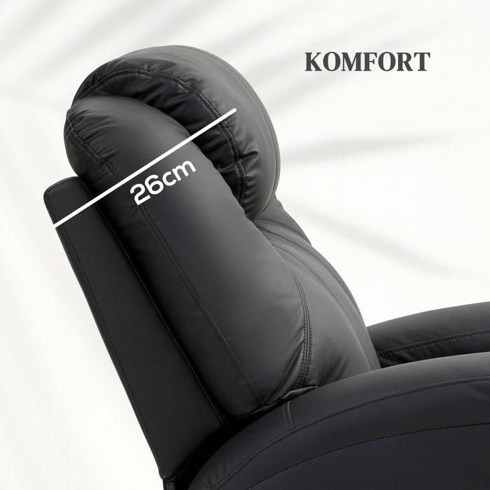 Actual product image Swisshandel24 Relax armchair massage function electric reclining function, rocking function, swivelling spring