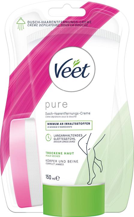 Veet Crema per la rimozione dei capelli sotto la doccia (150 ml, 1 x, 198 g)
