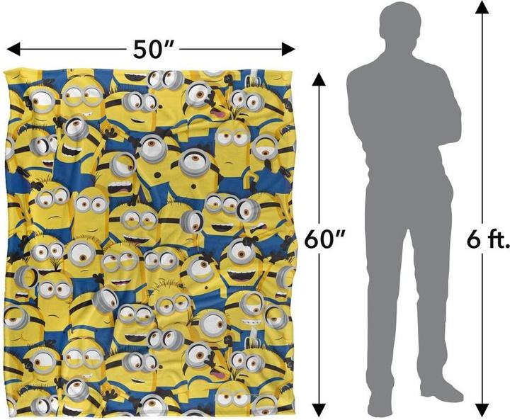 Minions Decke Gruppenfoto (152 x 127 cm)