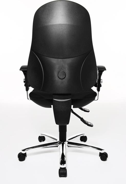Produktbild Topstar Bürodrehstuhl "Support SY Deluxe", schwarz Bezug: 100 % Polypropylen, Bandscheibensitz und Synchron