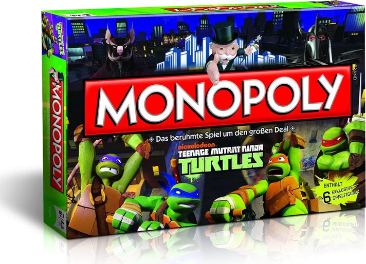 Winning Moves Teenage Mutant Ninja Turtles Jeu de société Monopoly (Allemand)