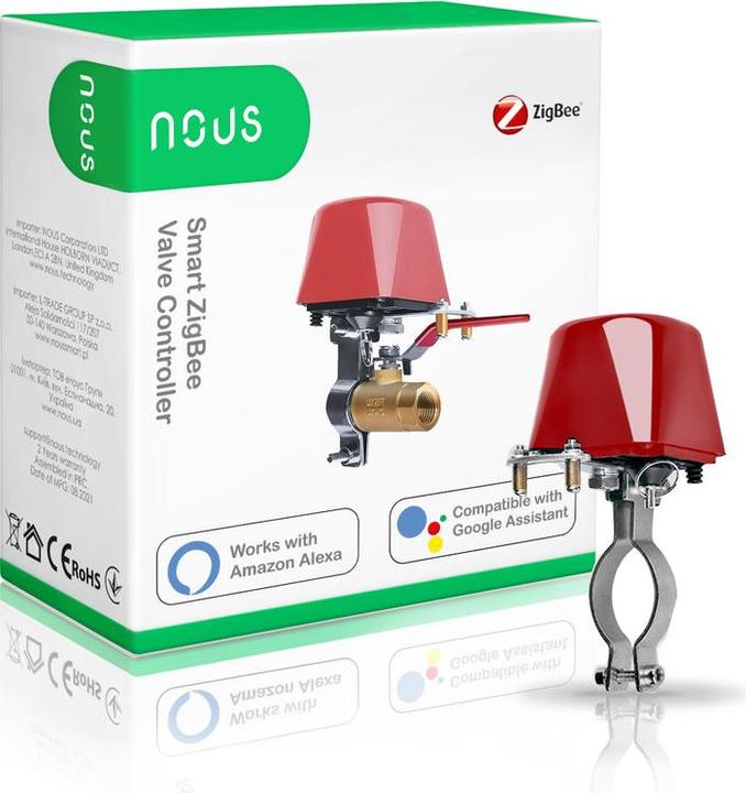 Immagine prodotto Nous Controllore di valvole intelligente LZ3 ZigBee (Attuatore di riscaldamento)