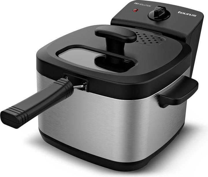 Image du produit Taurus Fry Solution, Friteuse profonde, 1.5 L, 150 °C, 190 °C, Simple, Noir, Acier inoxydable
