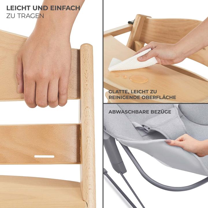 Image du produit KinderKraft Enock + fonction chaise longue Calmee (Chaise haute)