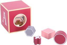 Actual product image Jipy Stacking Tower Wood Pink