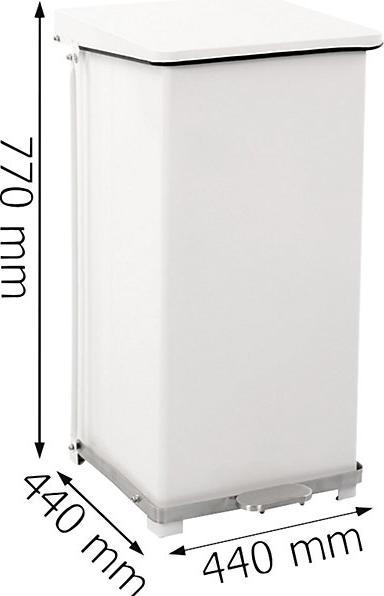 Actual product image kaiserkraft Industrial pedal bin (90 l)