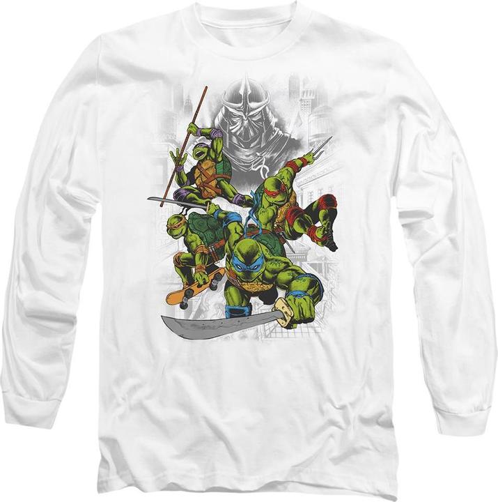 Teenage Mutant NT Shredder And Turtles TShirt (XL)