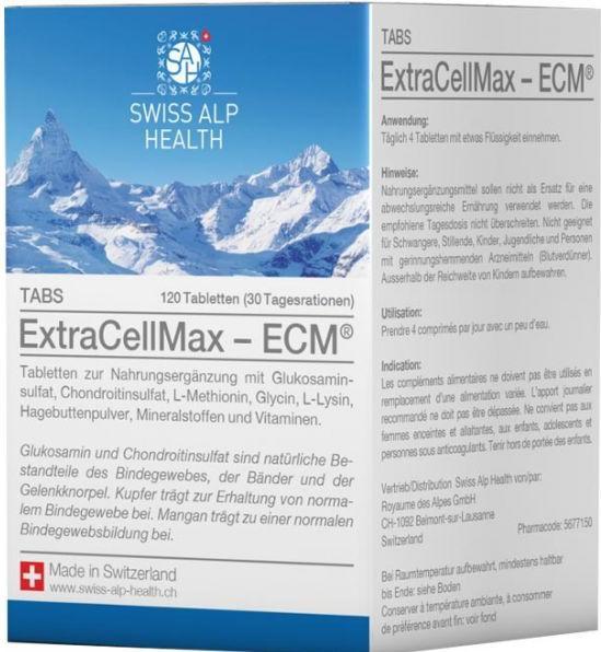 Nutritional values and ingredients Swiss Alp Health ExtraCellMatrix (120 Piece, Pills, 210 g)
