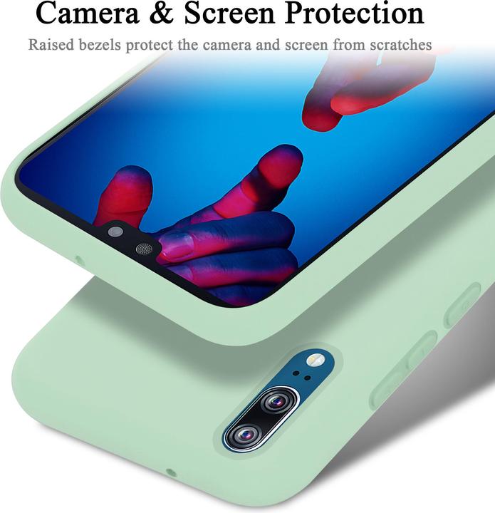 Actual product image Cadorabo TPU Liquid Silicone Case Cover (Cubot P20)