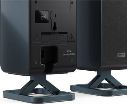 Produktbild Sharp Speakers HT-SPR52021(BK) Q Soundbar 2.0.2 Wireless Rear Surround Speakers, Black | (2.0.2 Kanal)