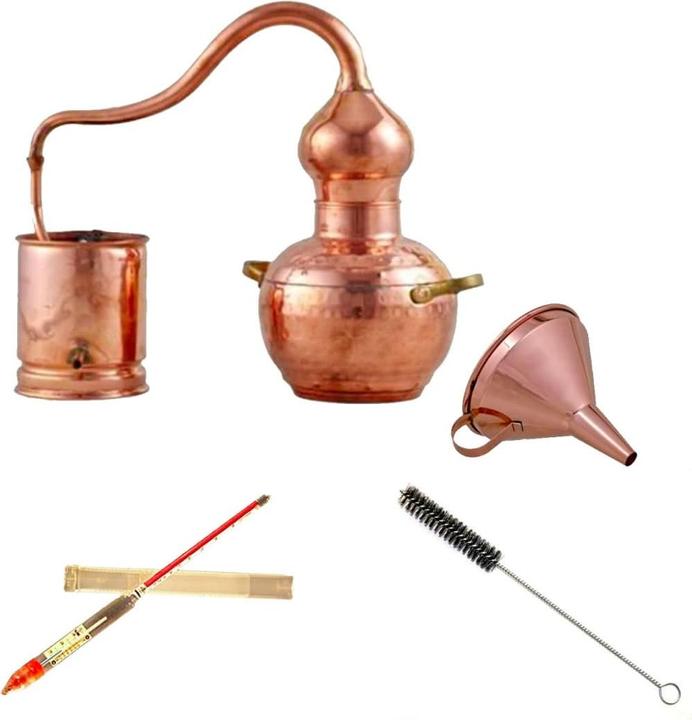 Produktbild Ich-zapfe Destille Komplettset - Destille alembic 2 Liter Kupfer