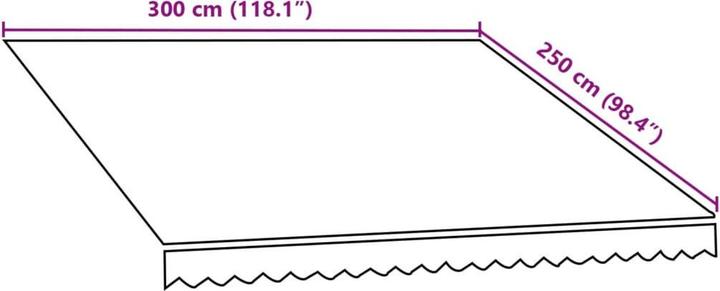 Actual product image VidaXL Lybed (300 x 250 cm)