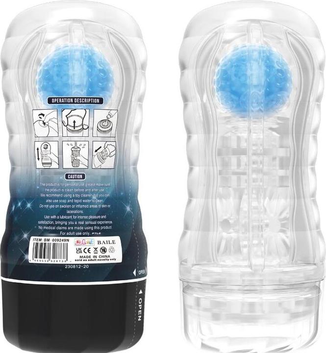 Actual product image Pretty Love Planet Blue Masturbator Sleeve