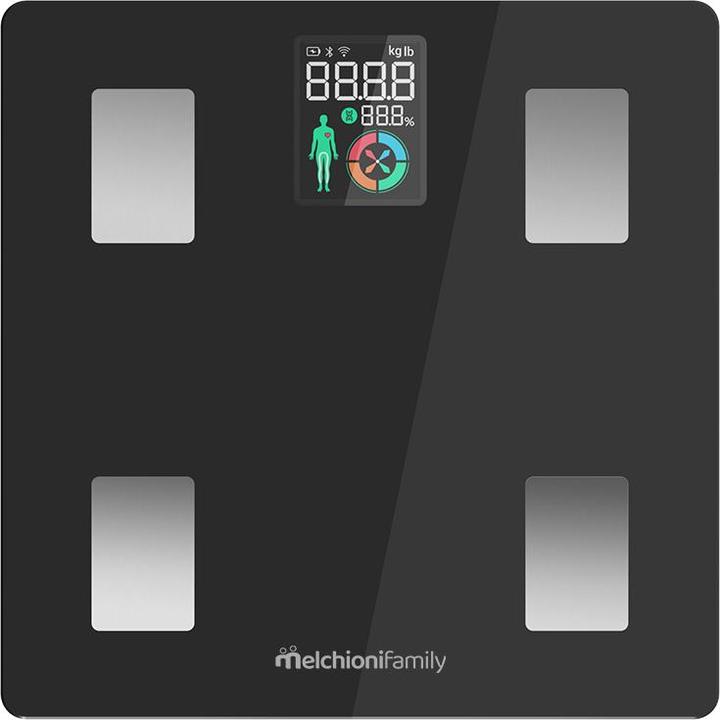 Actual product image Melchioni AIR Tempered Glass Weighing Scale (180 kg)