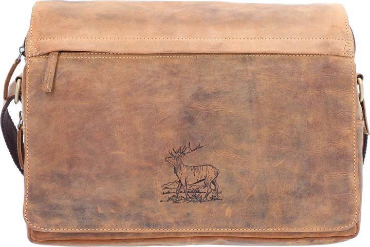Greenburry Vintage Umhängetasche Leder 30 cm