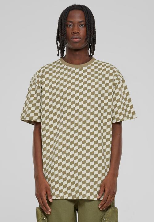 Actual product image Urban Classics Oversized Check Tee - 142641 (S)