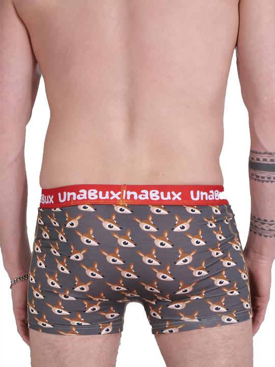 Immagine prodotto Unabux Boxer BLACK WHITE RABBIT (M, Confezione da 2)