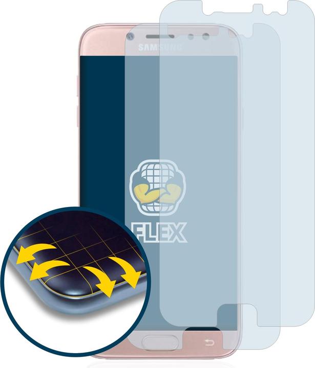 Produktbild BROTECT Full-Cover Displayschutz (2 Stück, Samsung Galaxy J7 2017)