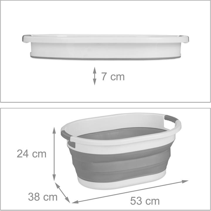 Actual product image Relaxdays Wäschekorb (22 l)