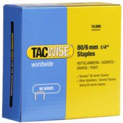 Actual product image Tacwise 10,000 ™ Tacker staples type 80/6mm, 0381 6 mm (1000 x)
