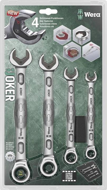 Produktbild Wera 6000 Joker 4 Set 1 (10 mm, 13 mm, 17 mm, 19 mm)