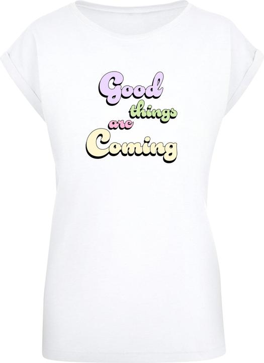Actual product image Merchcode Ladies Good Things Extended Shoulder Tee - 112623 (4XL)