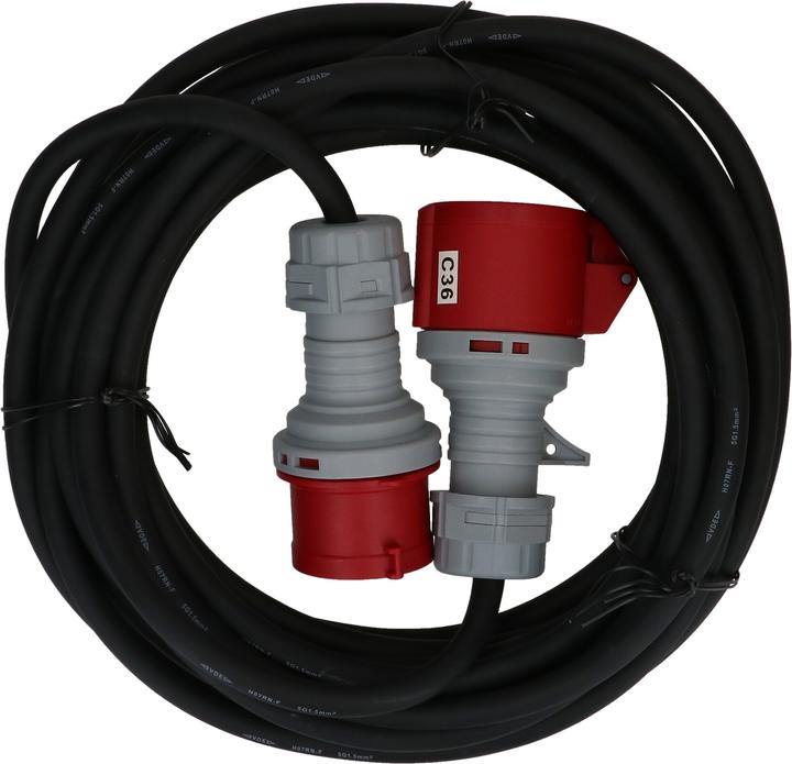 Immagine prodotto Max Hauri Estensione CEE H07RN-F IP44 a 5 poli (10 m, CEE 16/5)