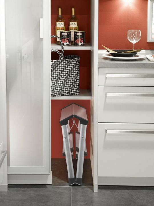 Actual product image Hailo D60 StandardLine, aluminium stepladder, 2x2 steps (Stile, 49 cm)