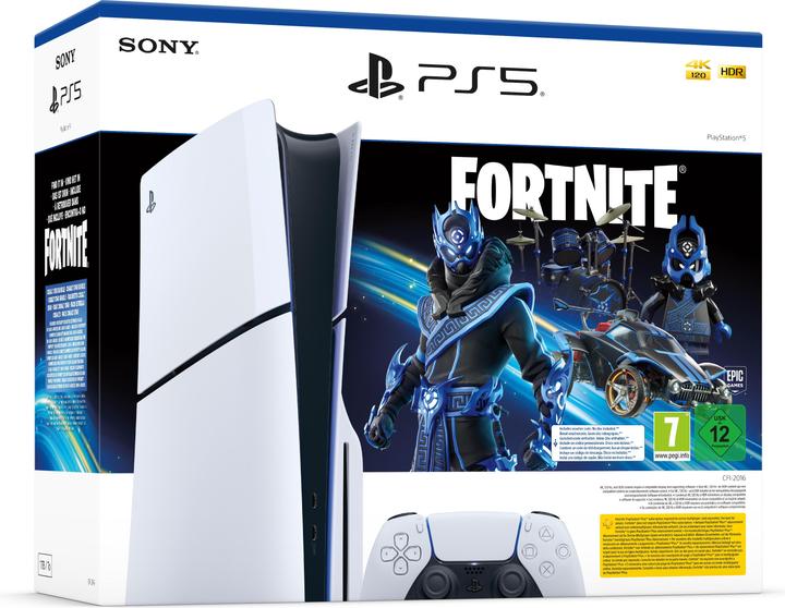 Sony PlayStation 5 Slim Disc Edition - Fortnite Cobalt Star Bundle