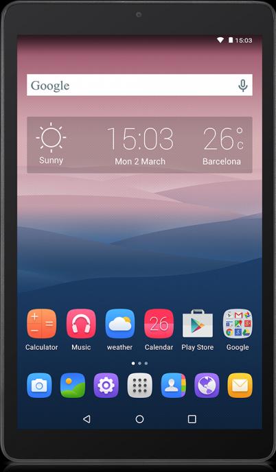 Actual product image Alcatel Pixi 3 (3G, 10.10", 16 GB, Volcano Black)