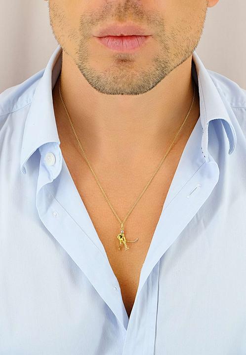 Image du produit Muau Hockey sur glace (750, Or jaune 18 carats, Or blanc)