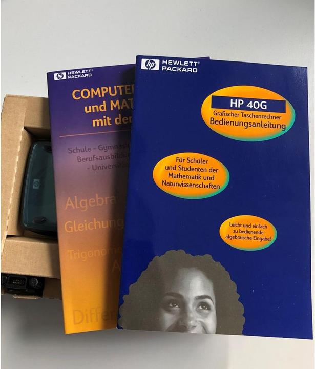 Actual product image HP 40G Graphic calculator German (Batteries)